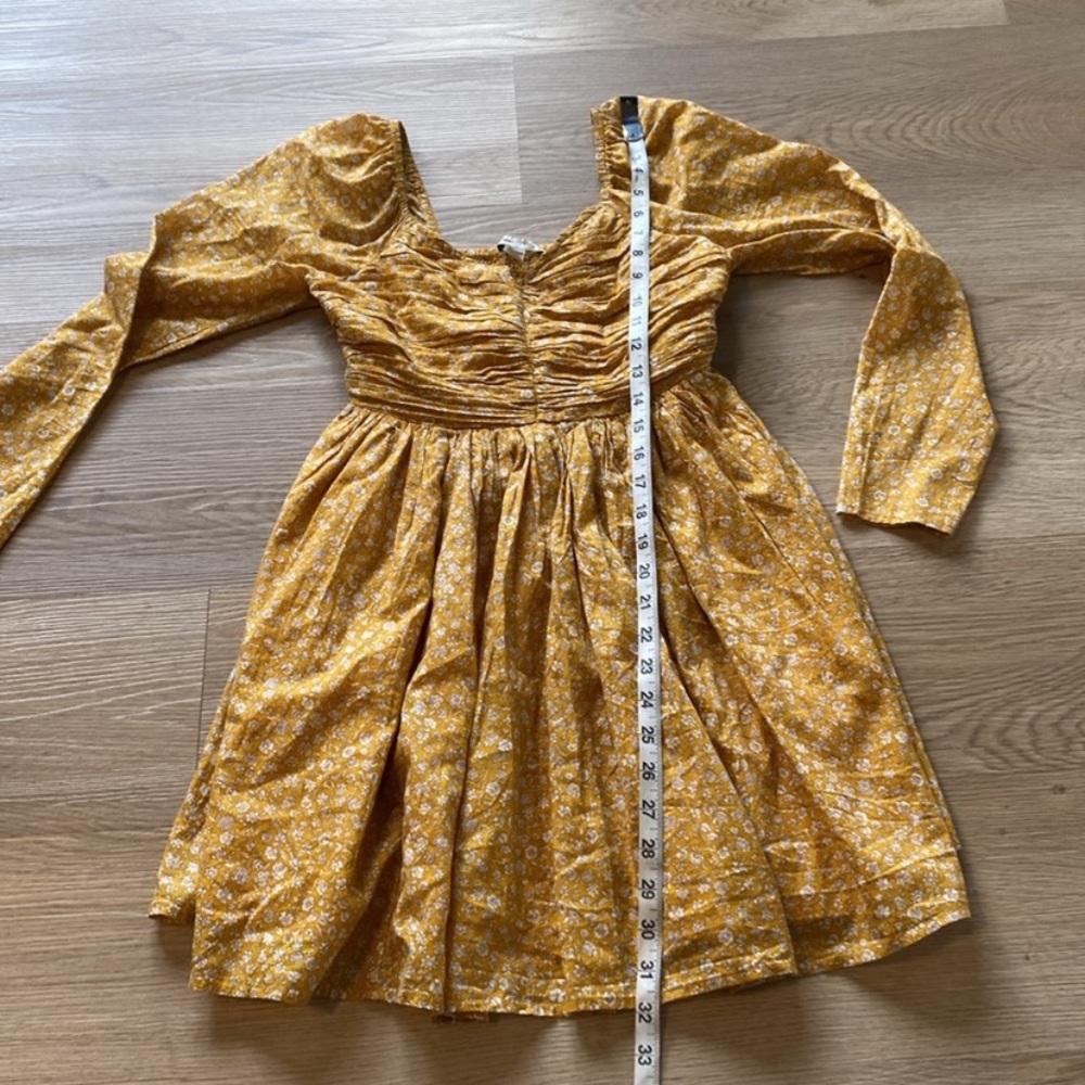 American Eagle Floral Yellow Mini Dress - Picture 9 of 11